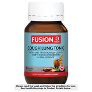 Fusion Health Cough Lung Tonic 60 Vege Capsules