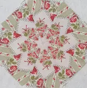 30 * 9.5" Vintage Quilt #1 Stack 'n Whack Quilt Blocks Kaleidoscope