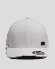 RIP CURL VAPORCOOL ELITE FLEXFIT CAP HAT NEW GREY MARLE MEN LOGO SURF QUICK DRY