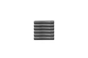 Bambury Ultra soft Elvire Face Washer Pewter 142 x 76cm Cotton Woven Home Decor