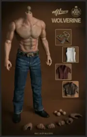 1/6 Wjltoys Wolverine Coat Pants Clothes Suit Fit 12" Male Action Figure Doll