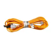 Click 20m Orange Heavy Duty Extension Lead With Cable Tie