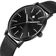 8832 Casual Style Full Steel Men Luminous Display Clock Quartz Watch