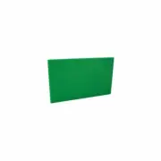 Cutting / Chopping Board 250x400x13mm Green Polyethylene HACCP Colour Coded