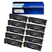 10PK 83A CF283A BK Toner Cartridge for HP LaserJet Pro MFP M127fp M127fw M125nw