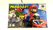 MarioKart 64 '97 Vintage Style Store Banner Promo Nintendo Mario Kart