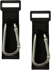 CHICAMPERA 2Pcs Stroller Hanger Clips Durable Shaped Hooks for Shopping Bags for Strollers Trolleys and Travel Bags Comfortable Grip for Easy Use