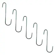 10x Northcote Pottery 7.5cm Hanging Plant Basket S Hook Powdercoated Steel Green