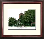 NCAA Michigan Wolverines Alumnus Framed Lithograph