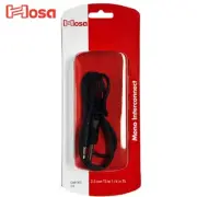 Hosa CMP-303 3FT TS Male 1/8" to TS Male 1/4" Interconnect Cable