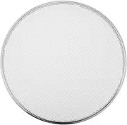 ACROPIX Universal 6" Car Speaker Grills Cover Mesh Round 6 Inch Audio Speaker Subwoofer Guard Protector Case Iron Plating Silver Tone White - Pack of 1