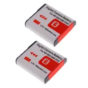 2X Battery for Sony NP-BG1 DSC-HX30V DSC-HX20V DSC-HX10V HX5V HX7V HX9V H3 H7 H9