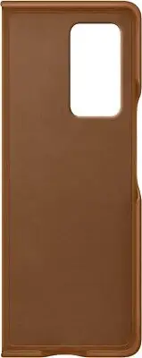 Samsung Galaxy Z Fold 2 5G Leather Case , Brown (US Version)