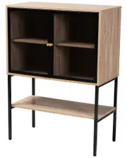 Baxton Studio Asher Modern Industrial 2-Door Sideboard