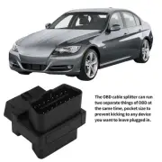 OBD2 Adapter 16 Pin Male To 2 Female Plug And Play Splitter Connector For Di CHW