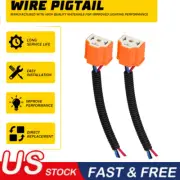 Extension Wire Pigtail Female Ceramic S 9003 H4 Two Harness Head Light Replace (for: Mitsubishi)