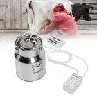 14L Electric Cow Milking Machine Plug In Pulsating Vacuum Pump Stainless ▷