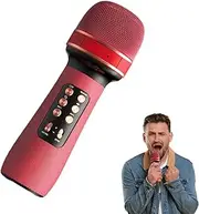 Microphone for Singing - Portable Handheld Mic Speaker,Multifunctional Cordless Microphone Voice Recorders, Music Players for Girls Kids Adults