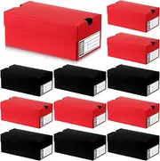 Fullhawl 12 Sets Mini Sneaker Boxes for Party Favors Mini Shoe Gifts Boxes 4.7 x 2.5 x 2 Inch Sports Small Gift Case with Editable Label for Candies Cookies Snacks