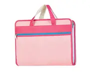 Waterproof canvas storage file bag portable briefcase multi-layer insert folder