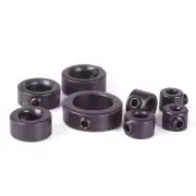 8pcs Woodworking Drill Locator 3-16mm Shaft Depth Stop Collars Ring Positioner Drill for Wood Drill With Hexagon Wrench