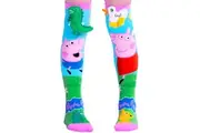 Madmia Peppa Pig & George Over Knee-High Socks Long Length Unisex Kids/Girls