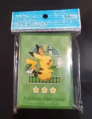 Pokémon Center Japan Exclusive Matcha Pikachu Card Sleeves 64 Ct