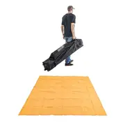 Adventure Kings 3x3m Wheeled Gazebo Bag + Mesh Flooring 3x3m High-Density Weave