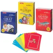 David Walliams Classic Card Games by Lagoon - Old Maid - Go Fish - Cheat