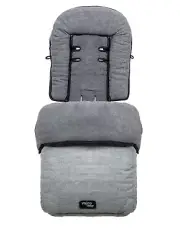 Valco Baby Stroller Snug Footmuff - Grey Marle