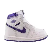Air Jordan 1 Retro High OG (TD) Toddlers Shoes Court Purple CU0450-151