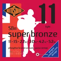 在飛比找蝦皮購物優惠-【現代樂器】英國 RotoSound SB11 磷青銅 民謠