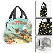 c416 Movie Planes Children Lunch Bags Kids School Insulated Lunch Bag Portable Cooler Tote Food tbd416