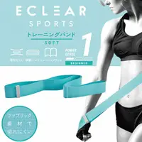 在飛比找PChome24h購物優惠-ELECOM ECLEAR 肌力訓練彈力帶-初階