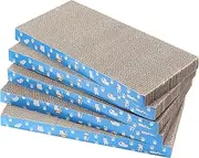 5 Packs in 1 Cat Scratch Pad, Cat Scratcher Cardboard,Reversible,Durable Recyclable Cardboard, Premium Scratch, Suitable for Cats to Rest, Grind Claws and Play