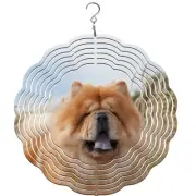 Chow Dog Wind Spinner, yard decoration, dog wind spinner