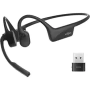 Shokz Opencomm 2 UC USB-A Bone Conduction Stereo Wireless Headset (Black)