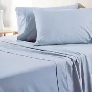 Sheridan Everyday Cotton 250TC Sheet Set in Light Blue Size: King Single