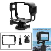 Plastic Protective Cage Expansion Adapter Frame w/Cold Shoe for Insta360 Ace Pro
