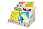 Sponge Cloth Counter Display Timber - Stock Not Included