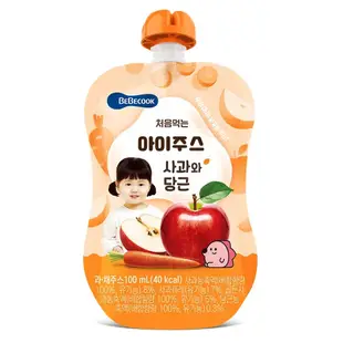 BEBECOOK 寶膳 嬰幼兒蘋果紅蘿蔔汁 100ml (BEC010)