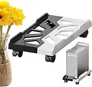 Computer Cart | Computer CPU Stand 4 Caster Wheels - Computer Stand, PC Shelf, Under Desk CPU Holder, Rolling Computer Stand, PC Accessories Practical Design for Practical Stability
