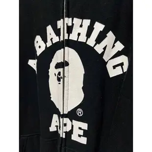 A BATHING APE logo 連帽 外套