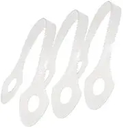 Tongue Cleaner Scraper, White Plastic, Set of 3 - breathrx