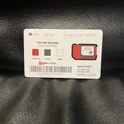 T Mobile / Gen Mobile 3 In 1 Sim Card - Micro - Nano - Standard Ready 2 Activate