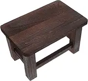 Zerodeko Versatile Wooden Stool Solid Wood Step Stool for Boys and Girls Adults Home Decor Changing Shoes Comfortable