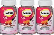 CALTRATE GUMMY BITES Calcium +D 50 ct ( 3 pack )