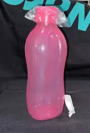 ✅ Brand New Tupperware XL Eco Water Bottle With Handle 2L~Pink Punch*