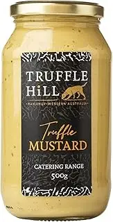 Truffle Hill - Truffle Mustard Catering Range (110g) French Style Mild Heat Dijon Mustard Blended With Australian Black Périgord Truffles, Keto, Paleo, Vegan, Vegetarian, Lactose Free, Gluten Free