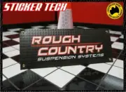 1/10 1/12 1/8 SCALE ROUGH COUNTRY SUSPENSION RC GARAGE WORK SHOP BANNER RC4WD